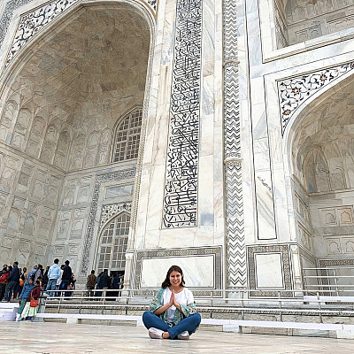 Alyssa vargas？22在印度的学习之旅中。